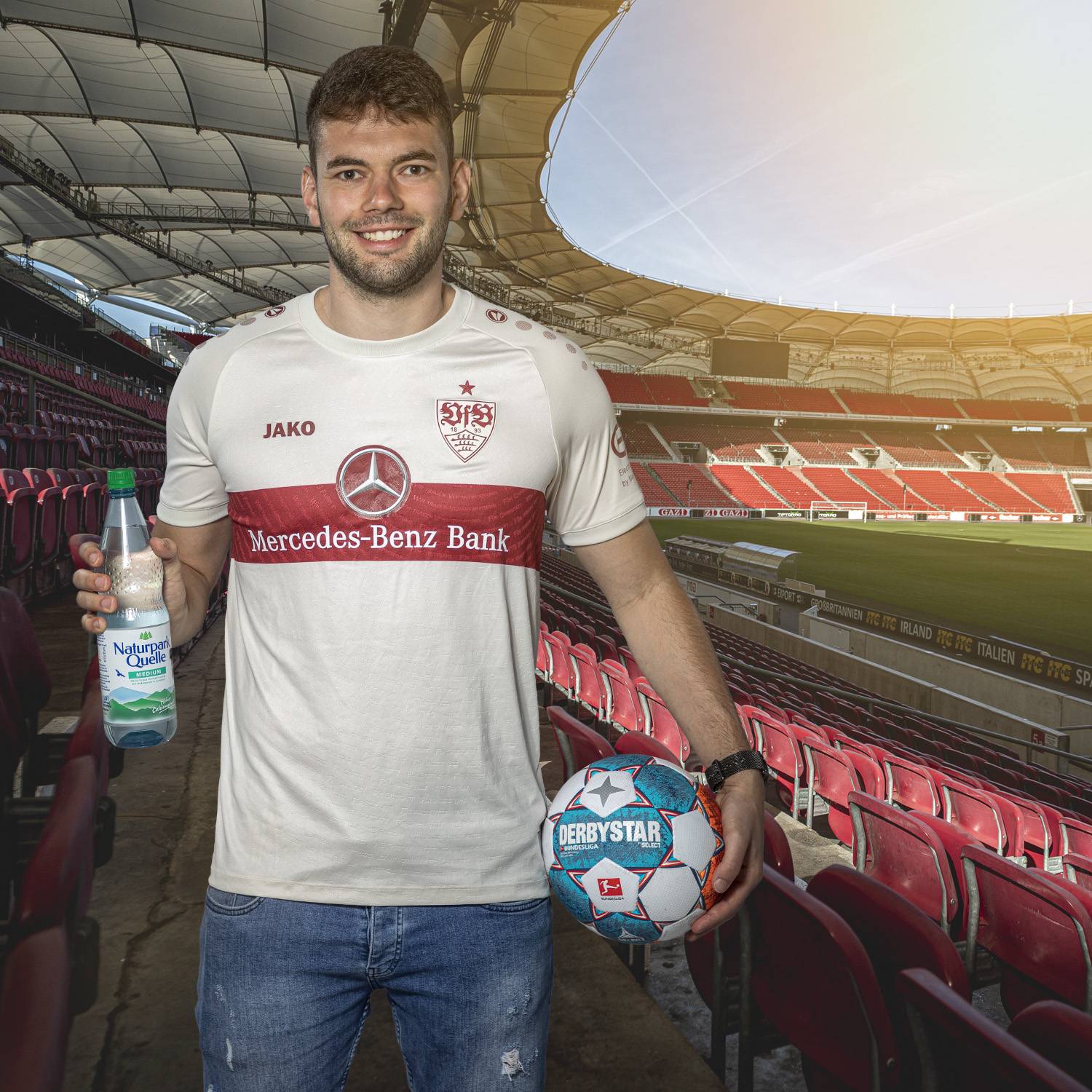 Naturpark Quelle und der VfB - Gemeinsam für mehr Nachhaltigkeit - Fairtrade Sondertrikot