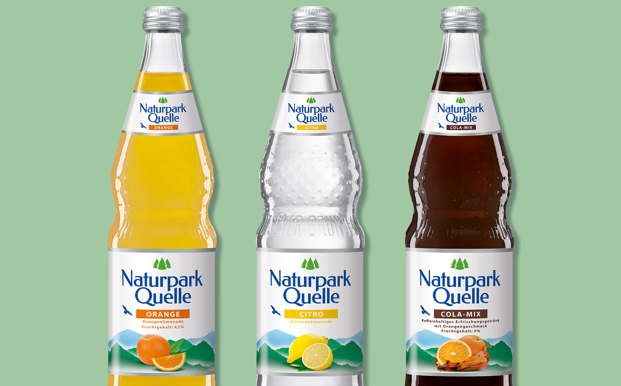 Naturpark Quelle Das natürlich, ursprüngliche Mineralwasser