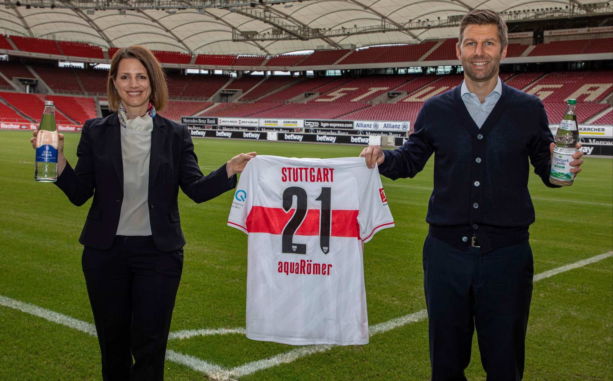 VfB Stuttgart & Nadja Ohlendorf, Geschäftsführerin aquaRömer